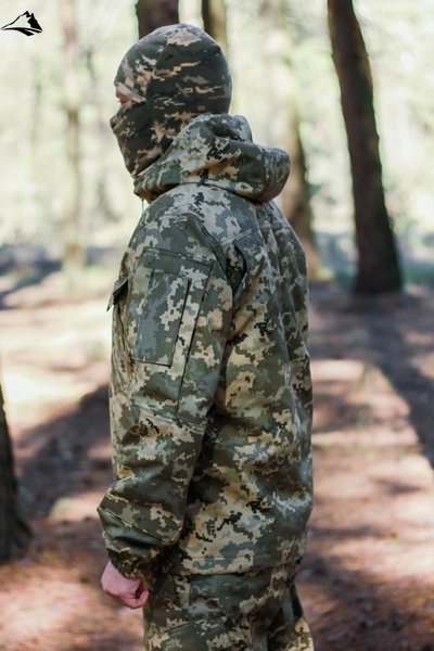 Тактическая куртка с капюшоном Саржа, S, Пиксель FS1662028 фото