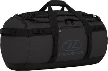 Сумка дорожня водозахисна Highlander Storm Kitbag 65L Black (DB123-BK) SVA927450 фото