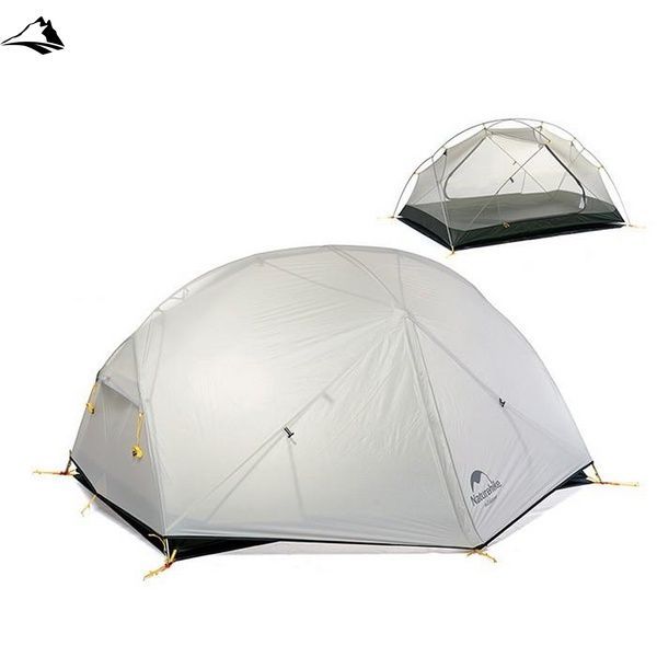 Намет Naturehike Mongar II (2-х місний) 20D silicone + footprint NH17T007-M Gray VG6927595708071 фото