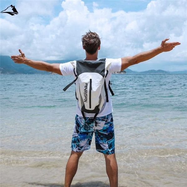 Герморюкзак Naturehike 30 L NH20FSB01 Grey VG6927595747964 фото