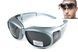 Окуляри захисні з ущільнювачем Global Vision Outfitter Metallic (gray) Anti-Fog, чорні в сірій оправі 1АУТФ-ц20 фото 5