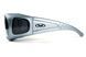Окуляри захисні з ущільнювачем Global Vision Outfitter Metallic (gray) Anti-Fog, чорні в сірій оправі 1АУТФ-ц20 фото 2