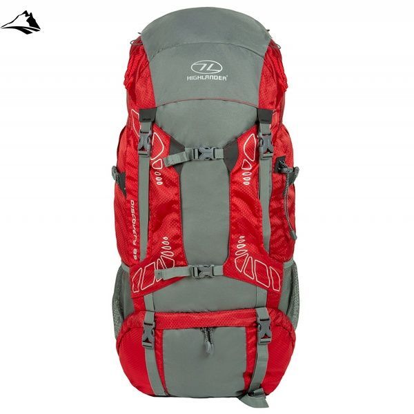 Рюкзак туристичний Highlander Discovery 85 Red SVA927912 фото