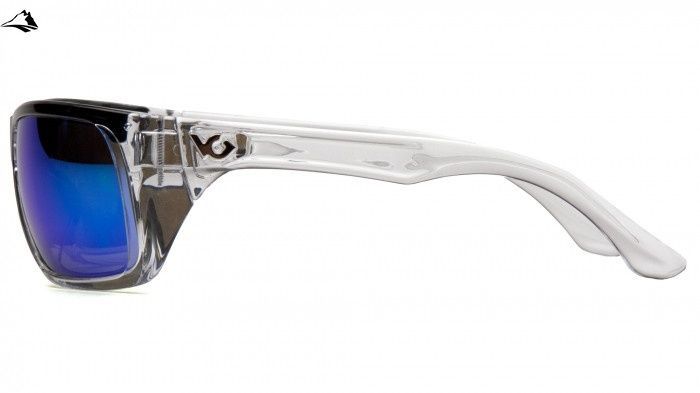 Окуляри захисні Venture Gear Vallejo Crystal (ice blue mirror) Аnti-Fog, дзеркальні сині в прозорій оправі 3ВАЛЕ-П90 фото