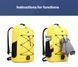 Герморюкзак Rhinowalk 500D 25л X20311 Yellow VGRW152 фото 4