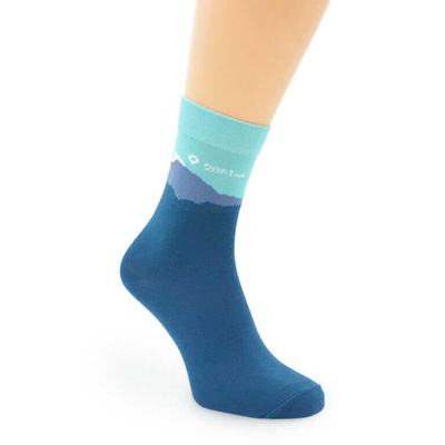 Шкарпетки гладкі ГОВЕРЛА, ТМ "Leostep", синій, 35-37 7001713129 фото
