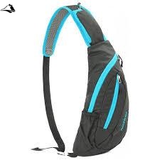 Рюкзак-сумка Naturehike Chest Bag 6 л NH23X008-K Black&Blue VG6927595745205 фото