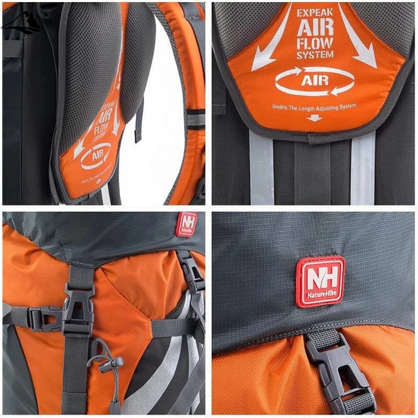 Трекінговий рюкзак Naturehike 70 NH70B070-B Orange VG6927595709016 фото