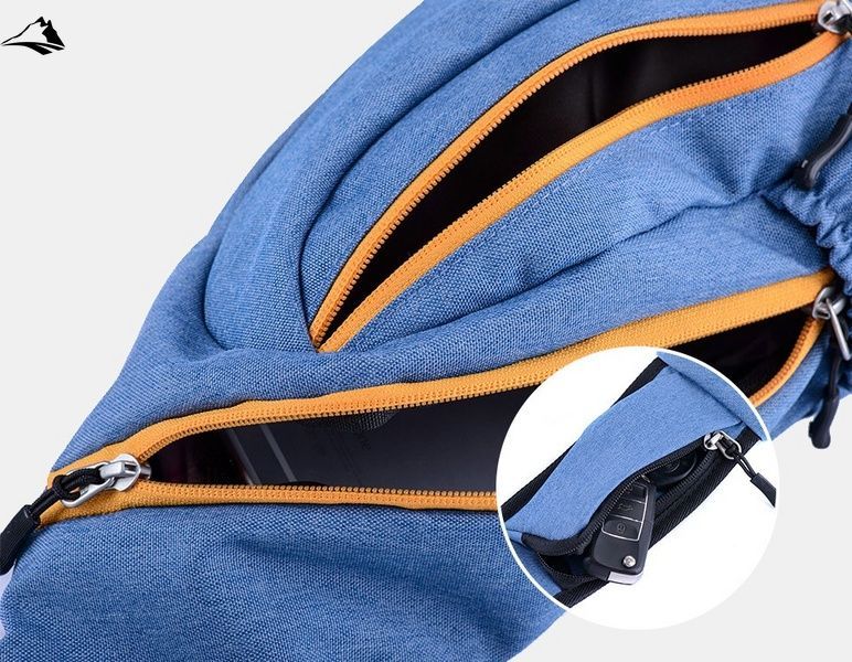 Рюкзак-сумка Naturehike Chest Bag 6 л NH23X008-K Black&Blue VG6927595745205 фото