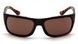 Окуляри захисні Venture Gear Vallejo Tortoise (bronze) Аnti-Fog, коричневі в коричневій оправі 3ВАЛЕ-Ч50 фото 2