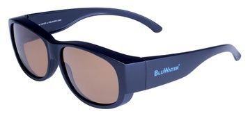 Окуляри поляризаційні BluWater OverBoard Polarized (brown) коричневі 4ОВЕР-50П фото