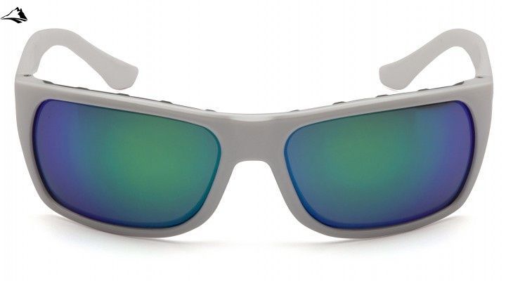 Окуляри поляризаційні (захисні) Venture Gear Vallejo White Polarized (green mirror), дзеркальні синьо-зелені 3ВАЛЕ-Б94П фото