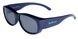 Окуляри поляризаційні BluWater OverBoard Polarized (gray) чорні 4ОВЕР-20П фото 1