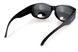 Окуляри поляризаційні BluWater OverBoard Polarized (gray) чорні 4ОВЕР-20П фото 4