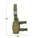 Кобура набедренная Smartex 3P Tactical ST-063 army green VGST235 фото 2