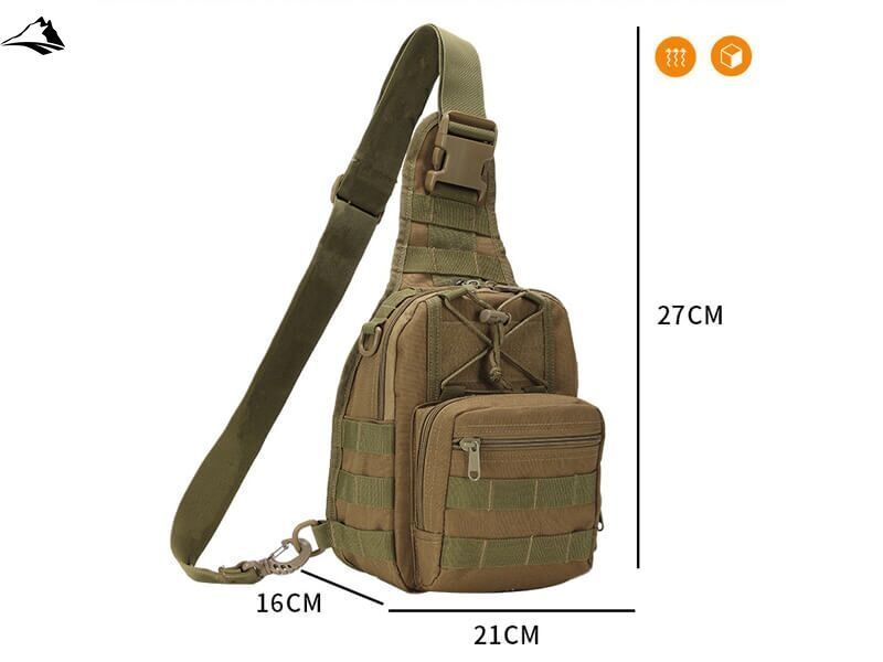 Сумка тактична через плече Smartex 3P Tactical 10 ST-060 army green VGST170 фото