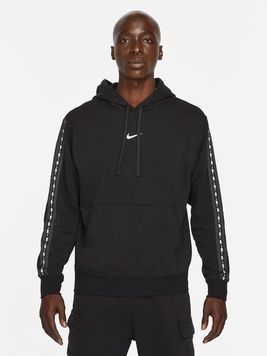 Кофта мужская Nike Fleece Pullover Hoodie, черный, M DM4676-014 фото