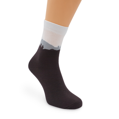 Шкарпетки гладкі ПІКУЙ, ТМ "Leostep", коричневий, 38-40 7001812029 фото