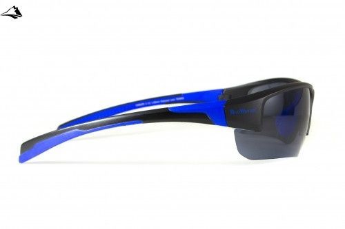Окуляри поляризаційні BluWater Samson-3 Polarized (gray), чорні 4САМС3-20П фото