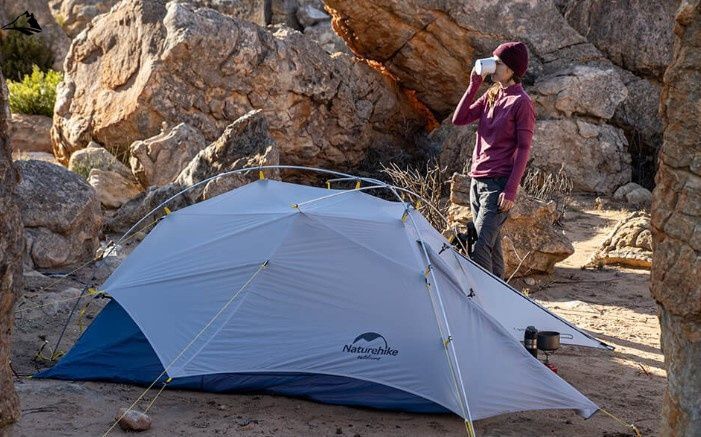 Намет Naturehike CloudUP-Wing 2 (2-х місний) 15D nylon NH19ZP083 Grey VG6927595743430 фото
