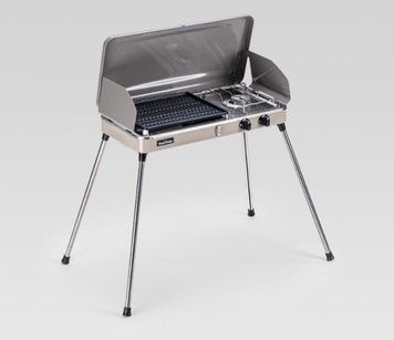 Плита кемпінгова Naturehike Camp stove Glamping light NH20RJ002 Steel VG6927595760895 фото