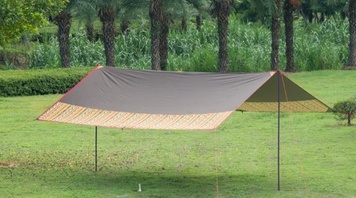 Тент кемпінговий 3F UL GEAR Indian tarp Square 210T polyester 5х4.5 м Indian VGtent2 фото