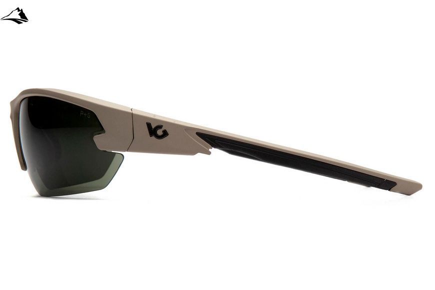 Окуляри захисні Venture Gear Tactical Semtex 2.0 Tan (forest gray) Anti-Fog, чорно-зелені в пісочній оправі 3СЕМТ-21 фото