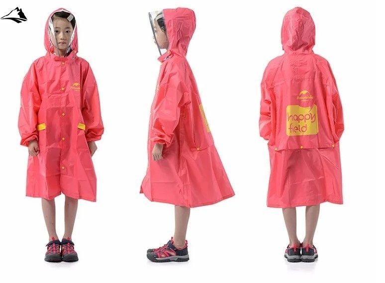 Накидка від дощу дитяча Naturehike Raincoat for girl L NH16D001-W Pink VG6927595719152 фото