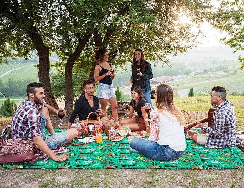 Килимок для пікніка Naturehike C042 200х180 cм NH19D024-Z Green VG6927595747582 фото