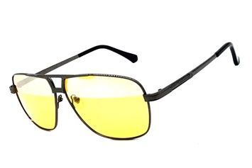 Окуляри для водія (антифари) Matrix-770860 polarized (yellow), жовті лінзи з дзеркальною смужкою МАТР0860C5 фото