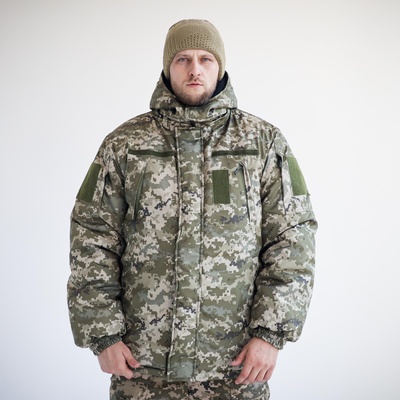 Куртка Grifon Ukrainian Military FLIS (ПЛПФ-З22) плащівка, 46, Піксель UAF1967605 фото