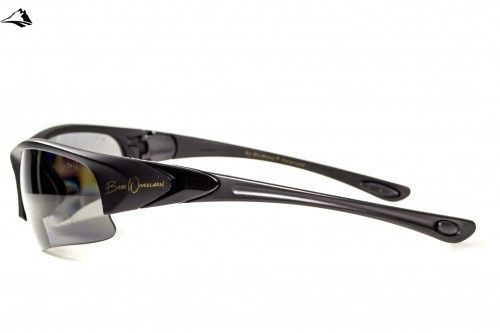 Окуляри біфокальні поляризаційні (захисні) BluWater Winkelman-1 polarized (+2.0 bifocal) (gray) (чорна біфокальна лінза з діоптріями) 4ВИН1БИФ-Д2.0 фото