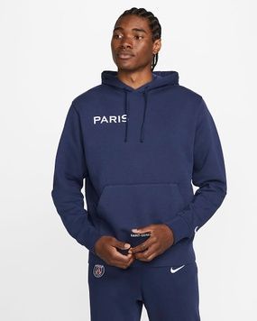 Кофта мужская Nike Paris Saint-Germain Gfa Fleece Hoodie, синий, M DN1317-410 фото
