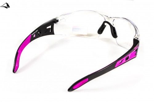 Окуляри захисні з ущільнювачем Global Vision Pink-IT (clear) прозорі 1ПИНК-10 фото
