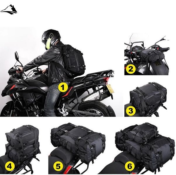 Сумка-рюкзак на багажник Rhinowalk Motorcycle 10л MT21610 Black VGRW135 фото