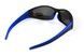Окуляри поляризаційні BluWater Daytona-4 Polarized (gray) чорні з синіми дужками 4ДЕЙТ4-Г20П фото 6