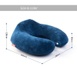 Подушка Naturehike Memory Foam U-Shaped Pillow NH15T089-Z Dark Blue VG6927595787373 фото 5