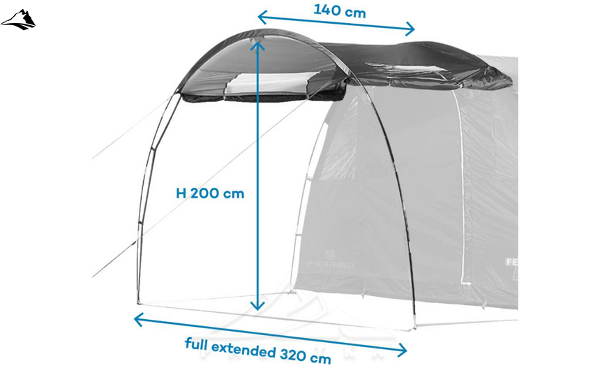 Тент Ferrino Canopy 4 Places Dark Grey (91220MDD) SVA929818 фото