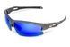 Окуляри захисні Venture Gear MontEagle GunMetal (ice blue mirror) Anti-Fog, дзеркальні сині VG-MONT-GTB1 фото 1