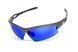 Окуляри захисні Venture Gear MontEagle GunMetal (ice blue mirror) Anti-Fog, дзеркальні сині VG-MONT-GTB1 фото 2