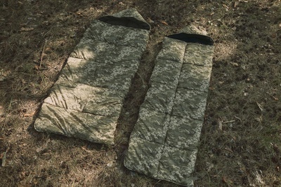 Спальний мішок з флісом ЗИМА (ковдра з капюшоном), 220*90см, Піксель FS1794822 фото
