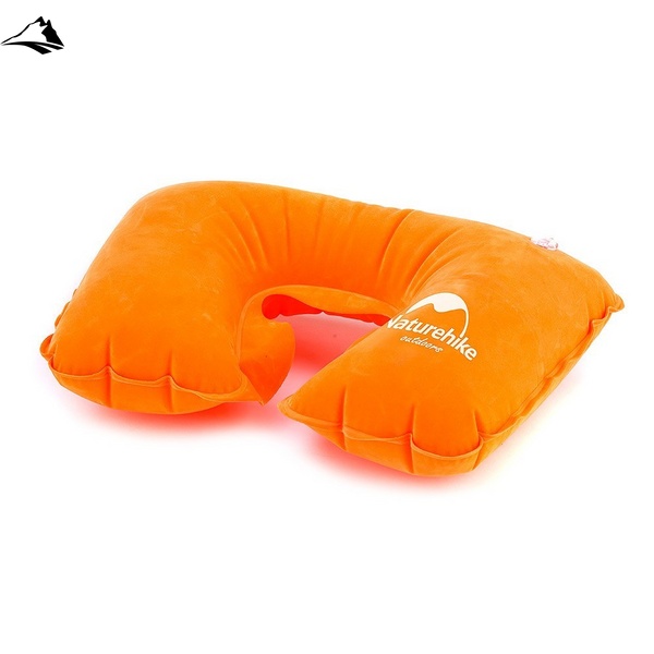 Надувна подушка Naturehike Inflatable Travel Neck Pillow NH15A003-L Orange VG6927595718407 фото