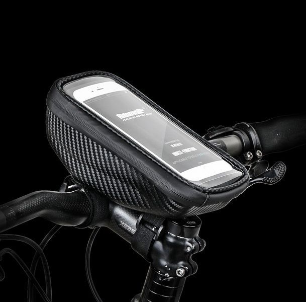 Велосумка на кермо Rhinowalk Bike Phone 6.5 E001 Black VGRW164 фото