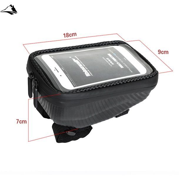 Велосумка на кермо Rhinowalk Bike Phone 6.5 E001 Black VGRW164 фото