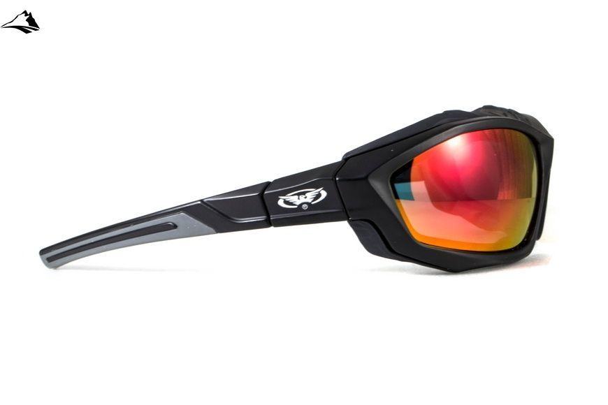 Окуляри захисні з ущільнювачем Global Vision Eyecon (G-Tech&trade; red), дзеркальні червоні 1EYECON-GTR фото