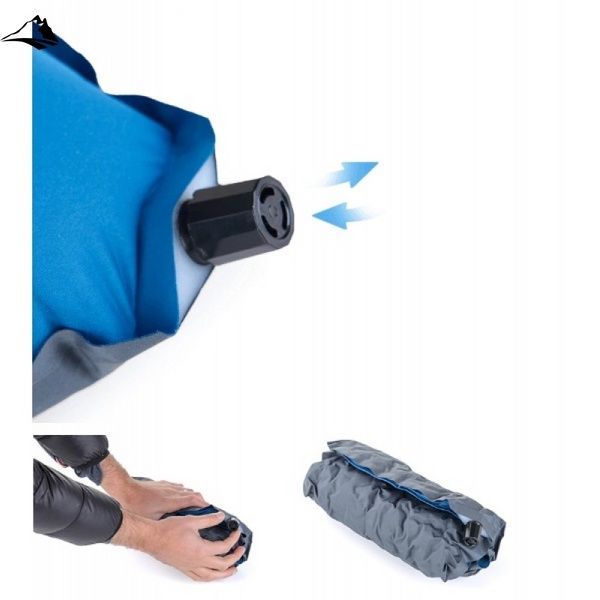 Самонадувна подушка Naturehike Sponge automatic Inflatable Pillow UPD NH17A001-L Green VG6927595746240 фото
