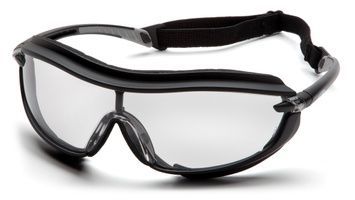 Окуляри захисні з ущільнювачем Pyramex XS3 Plus (clear) Anti-Fog, прозорі 2ХС3-10П фото