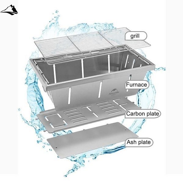 Складний гриль-барбекю Naturehike Wild valley Glamping* NH20CJ006 steel VG6927595745939 фото
