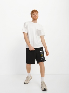 Шорти чоловічі Nike M Nk Club+ Ft Short Mlogo, чорний, L FB8830-010 фото