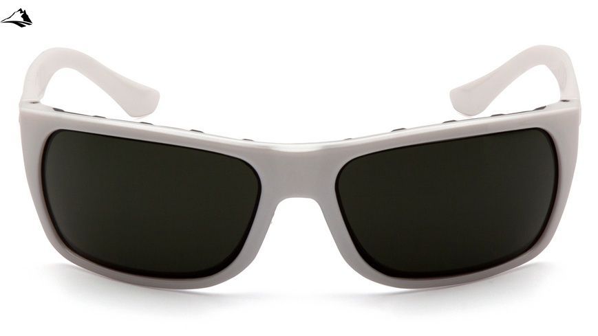 Окуляри захисні Venture Gear Vallejo White (forest gray) Anti-Fog, сіро-зелені в білій оправі VG-VALLW-GR1 фото